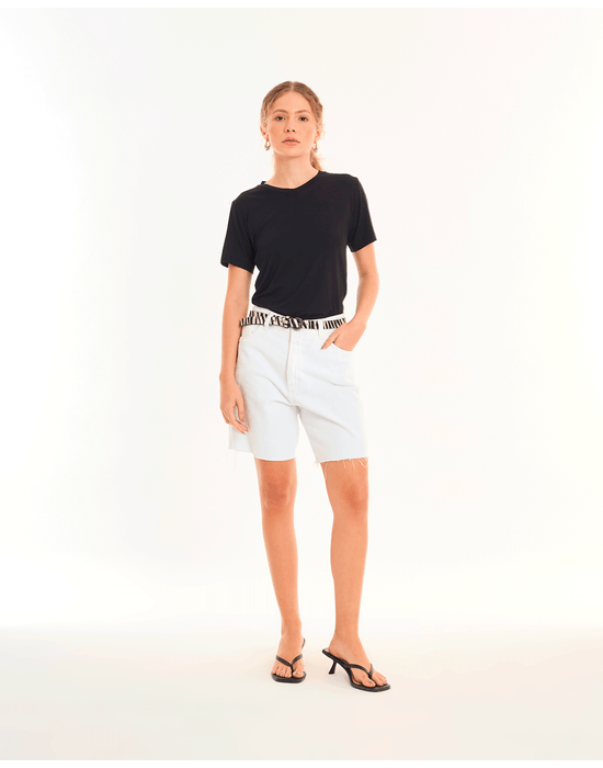 T-shirt malha tec preto