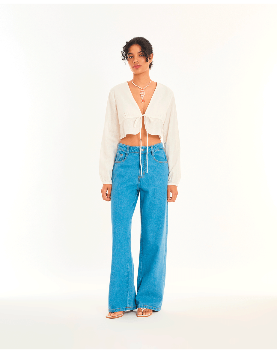 Top cambraia neo off-white