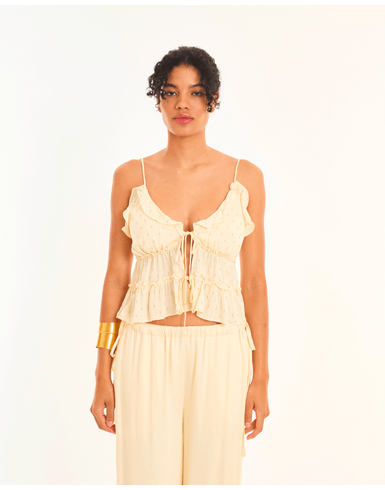 Blusa bossa neo off-white