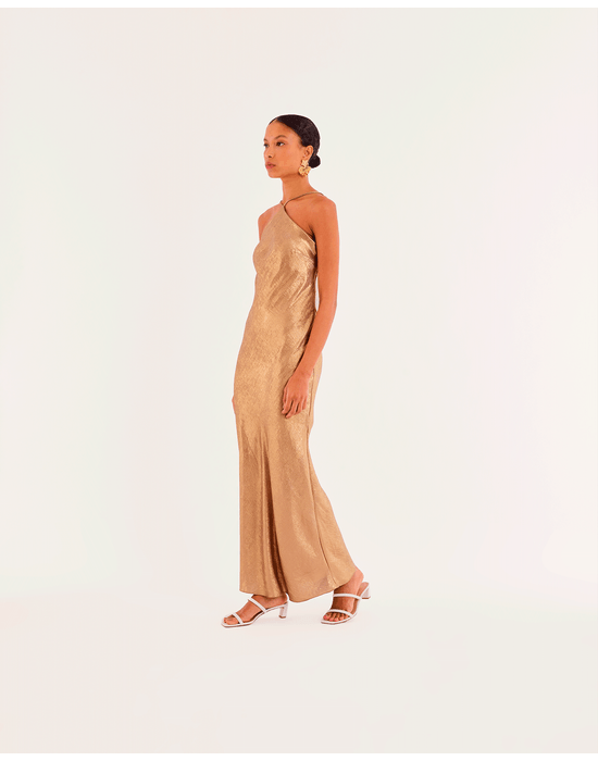 Vestido dourado kas dourado