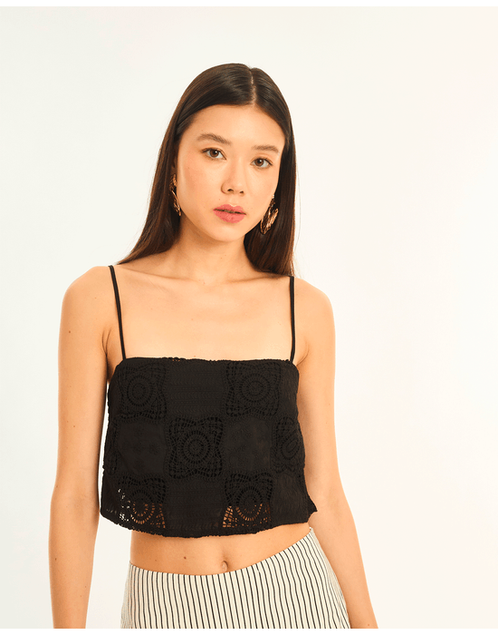 Top dolce bos preto