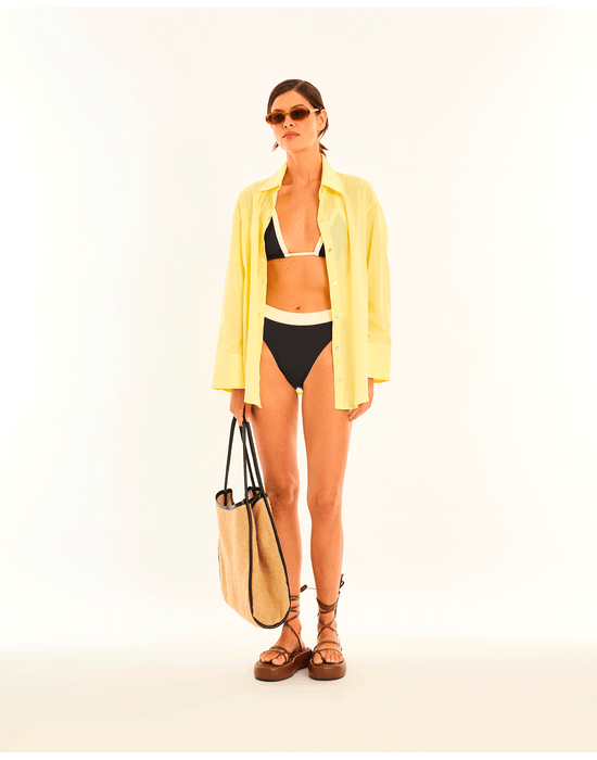 Camisa cotton kas amarelo