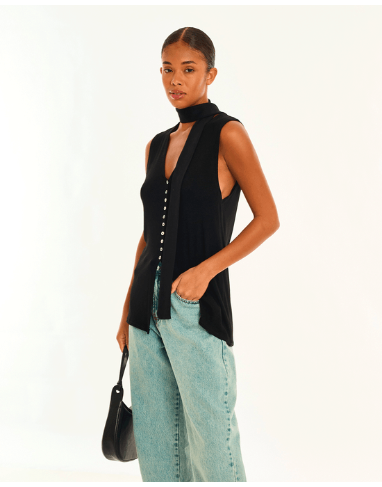 Blusa enchante ray preto