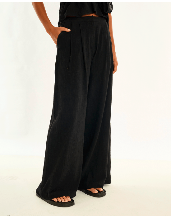 Calça textura ray preto
