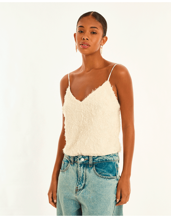 Blusa maya kas off-white