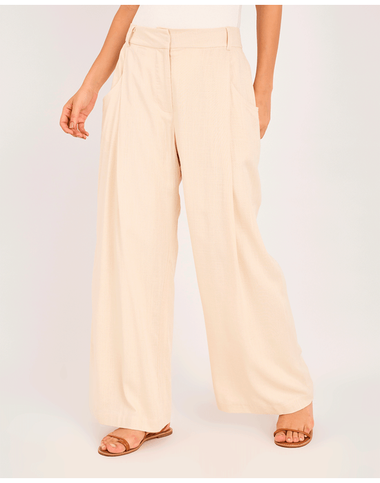 Calça amber ala bege