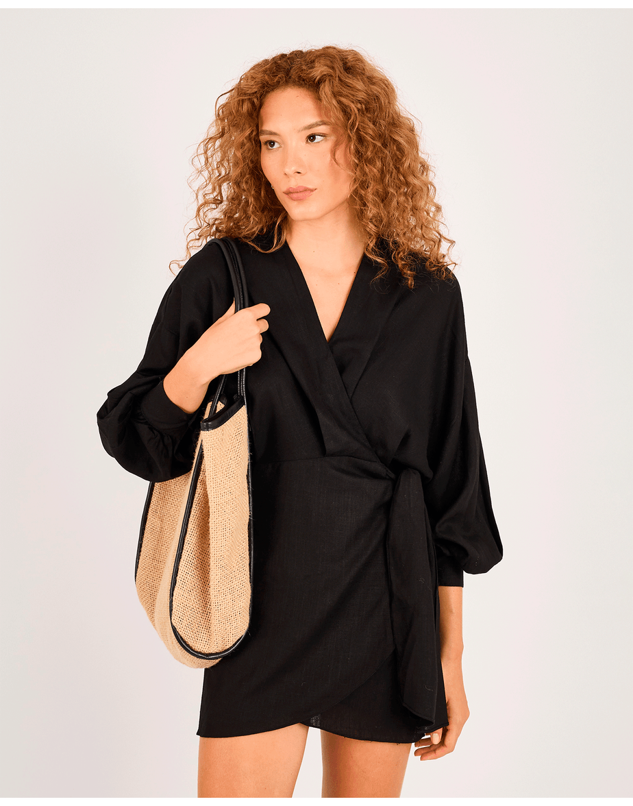 Vestido amplo say preto