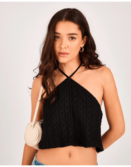 Top ombro ever preto