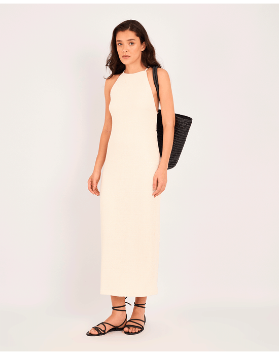 Vestido lirio ala off-white