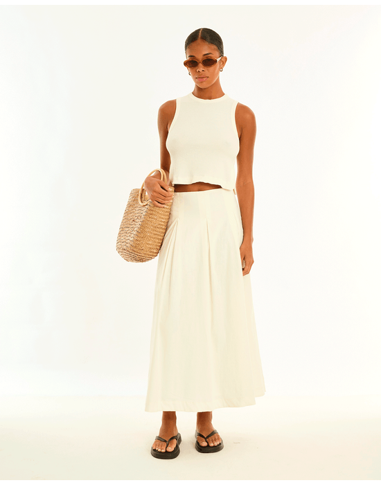 Saia cotton ray off-white