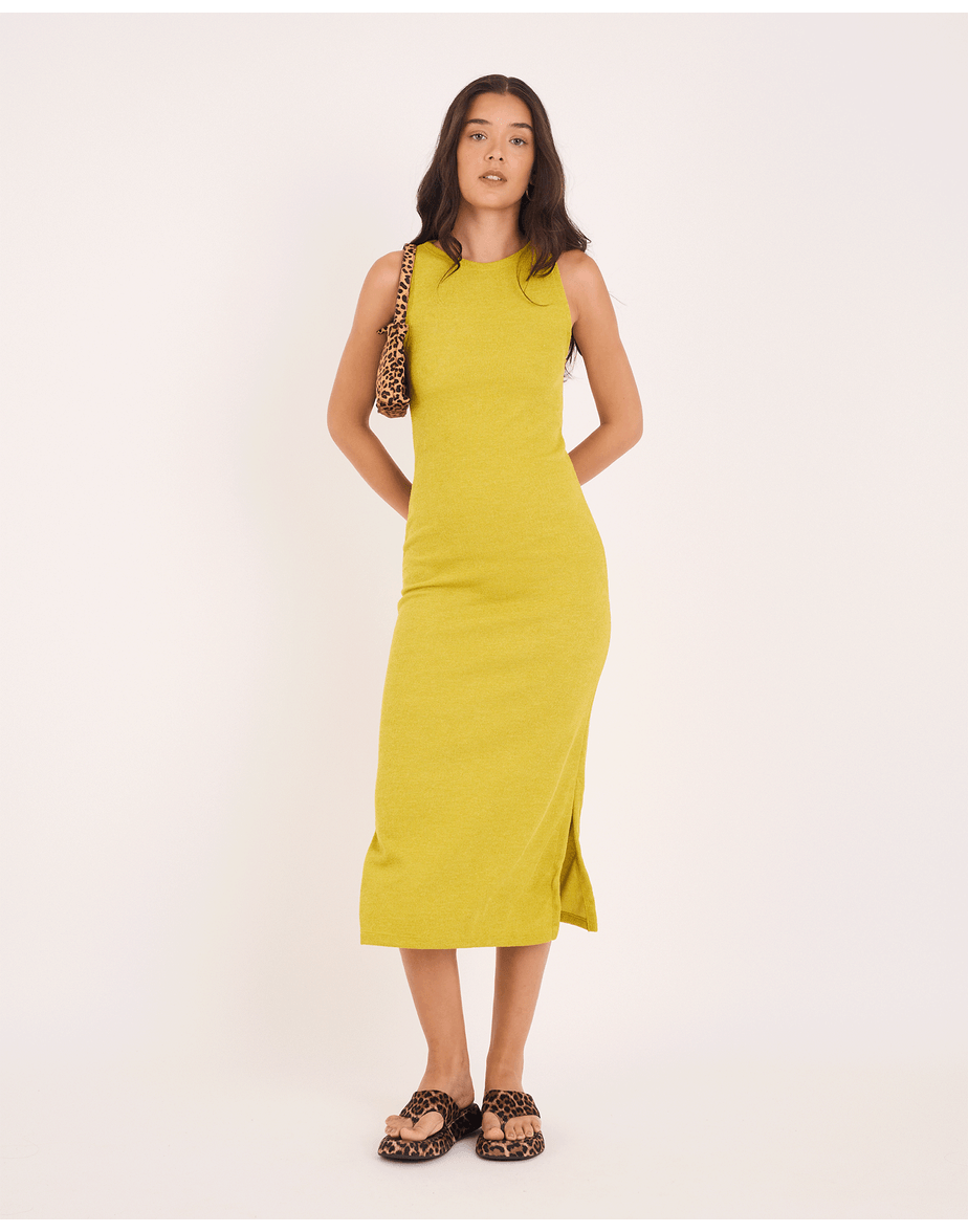 Vestido retro tex verde