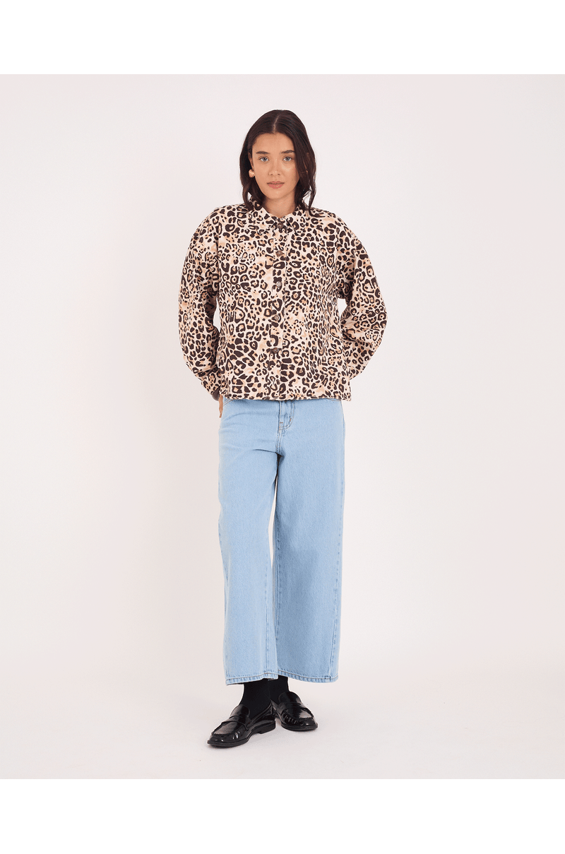 Camisa onça tex estampado