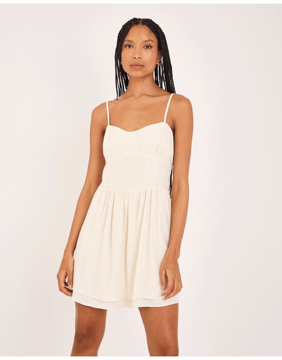 Vestido amber ala off-white