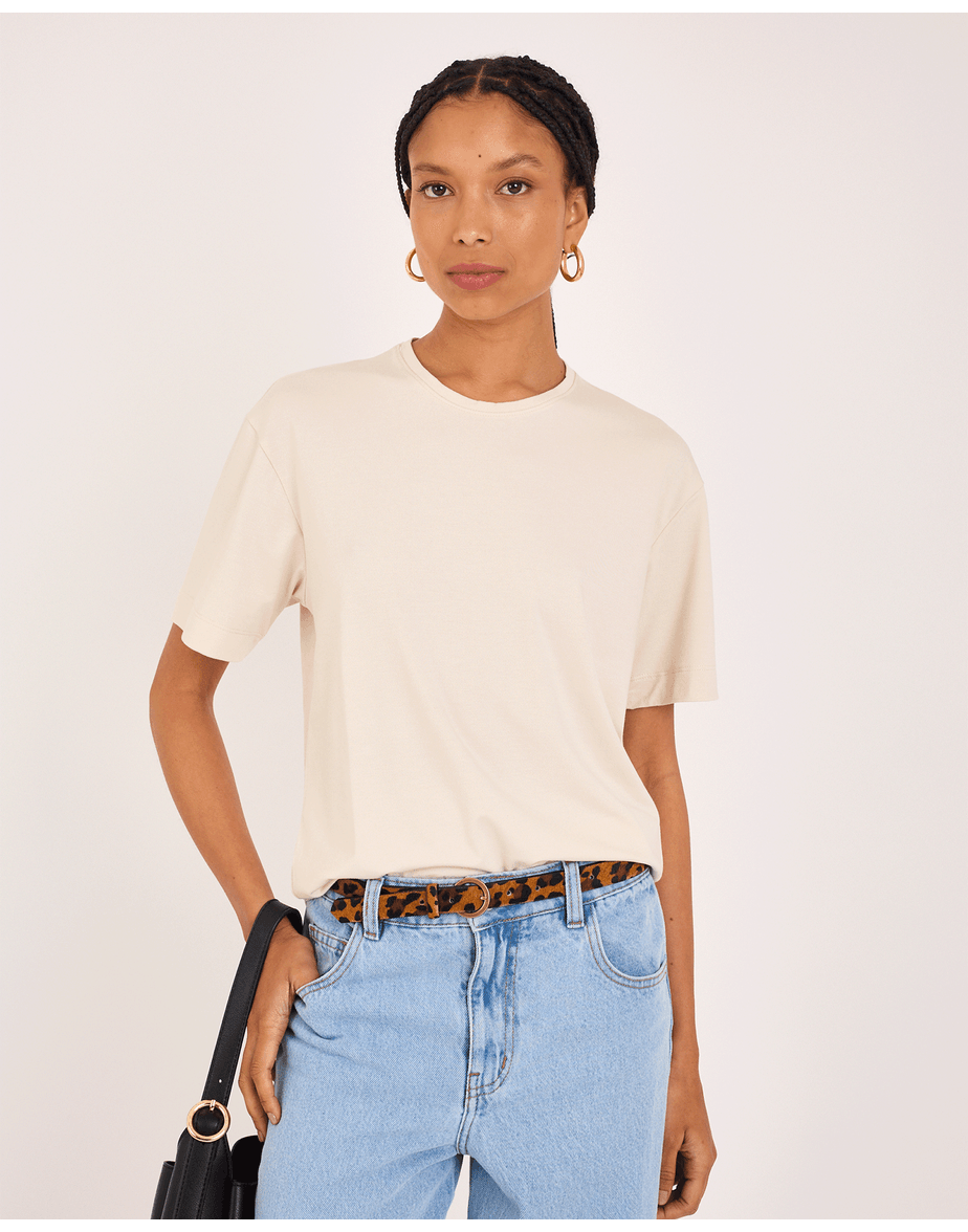 T-shirt ampla kai off-white