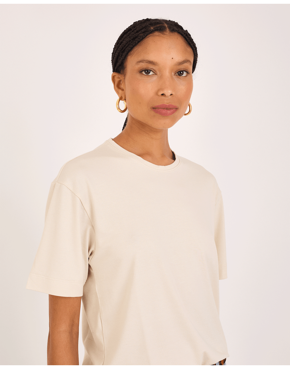 T-shirt ampla kai off-white
