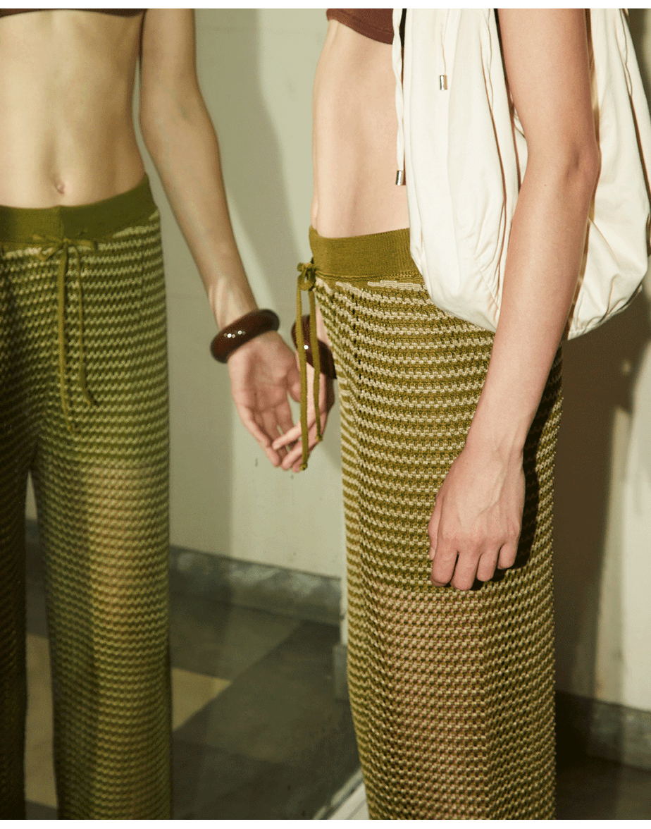 Calça tricot kai verde