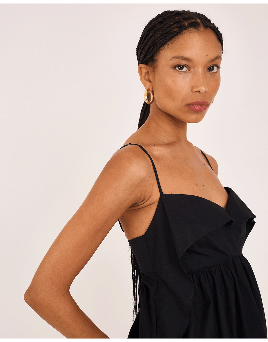 Blusa tricoline kai preto
