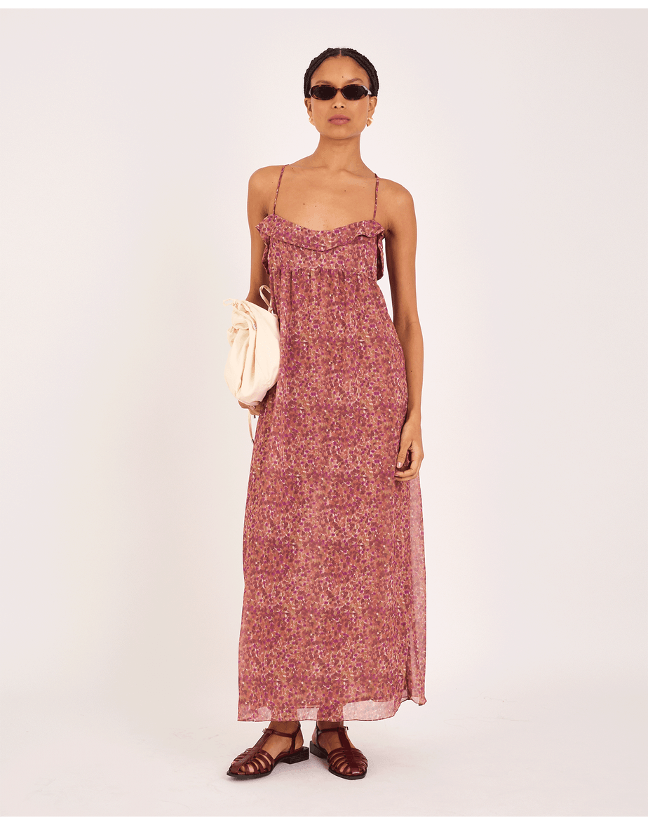 Vestido liberty kai estampado