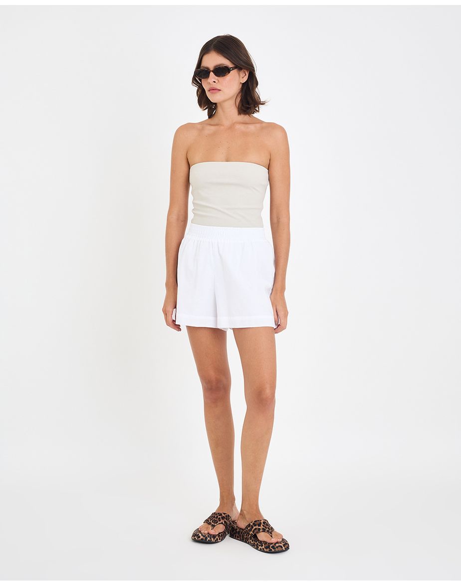 Short basic inv branco