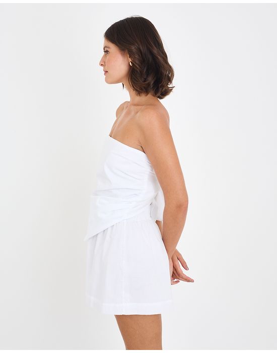 Top lenço inv branco