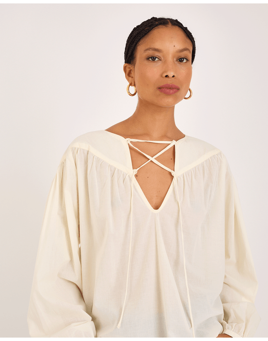 Blusa voil kai amarelo