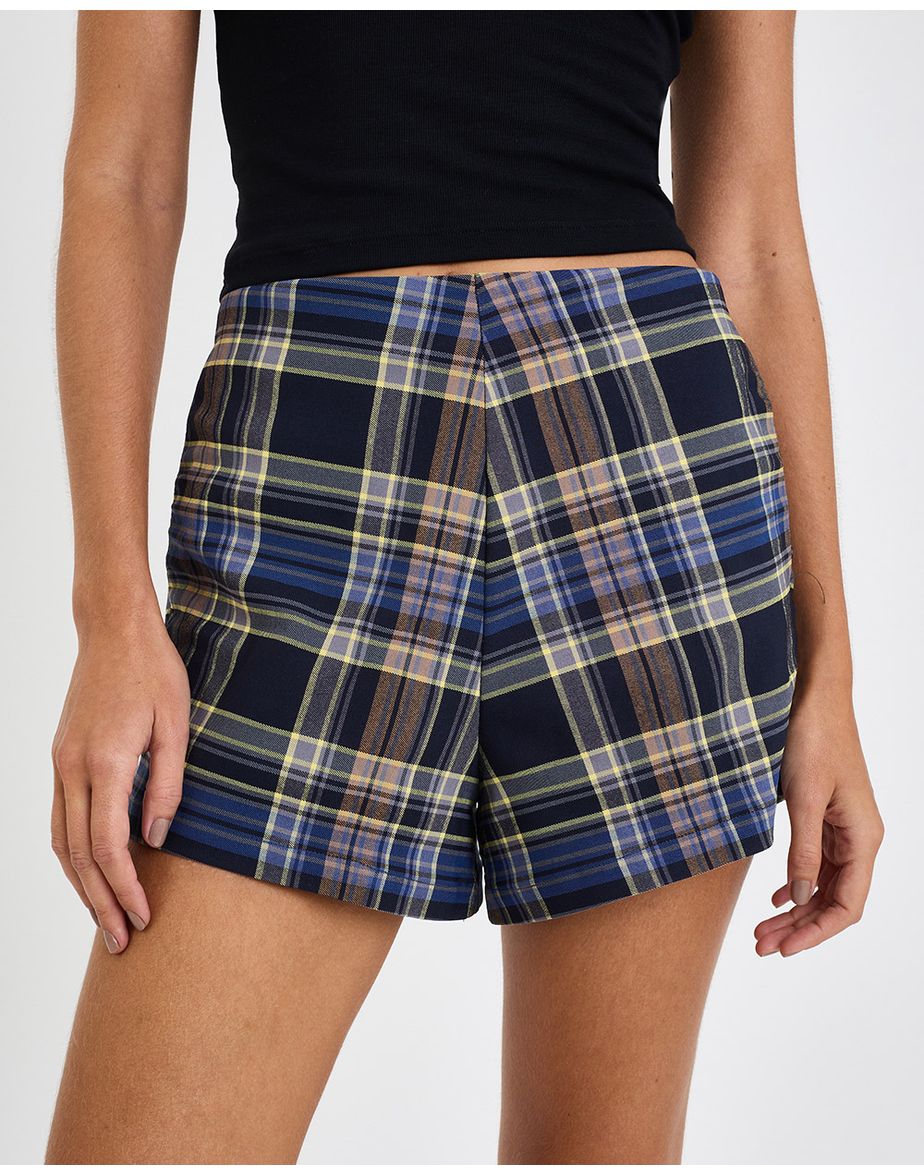 Short tartan inv xadrez