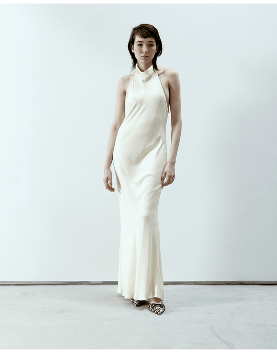 Vestido frente inv off-white