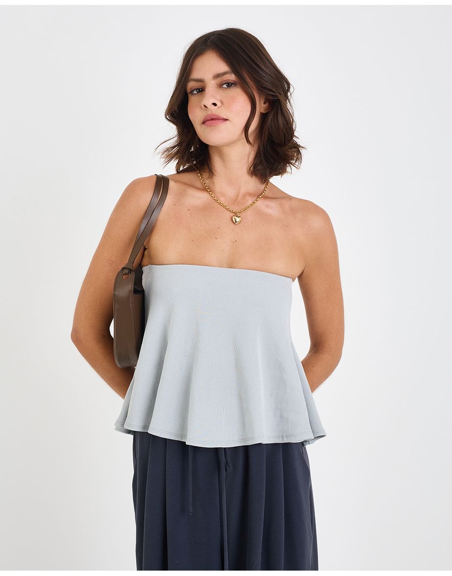Blusa godê inv cinza