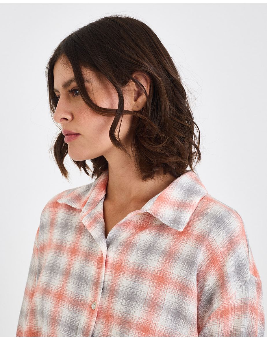 Camisa gaze inv xadrez
