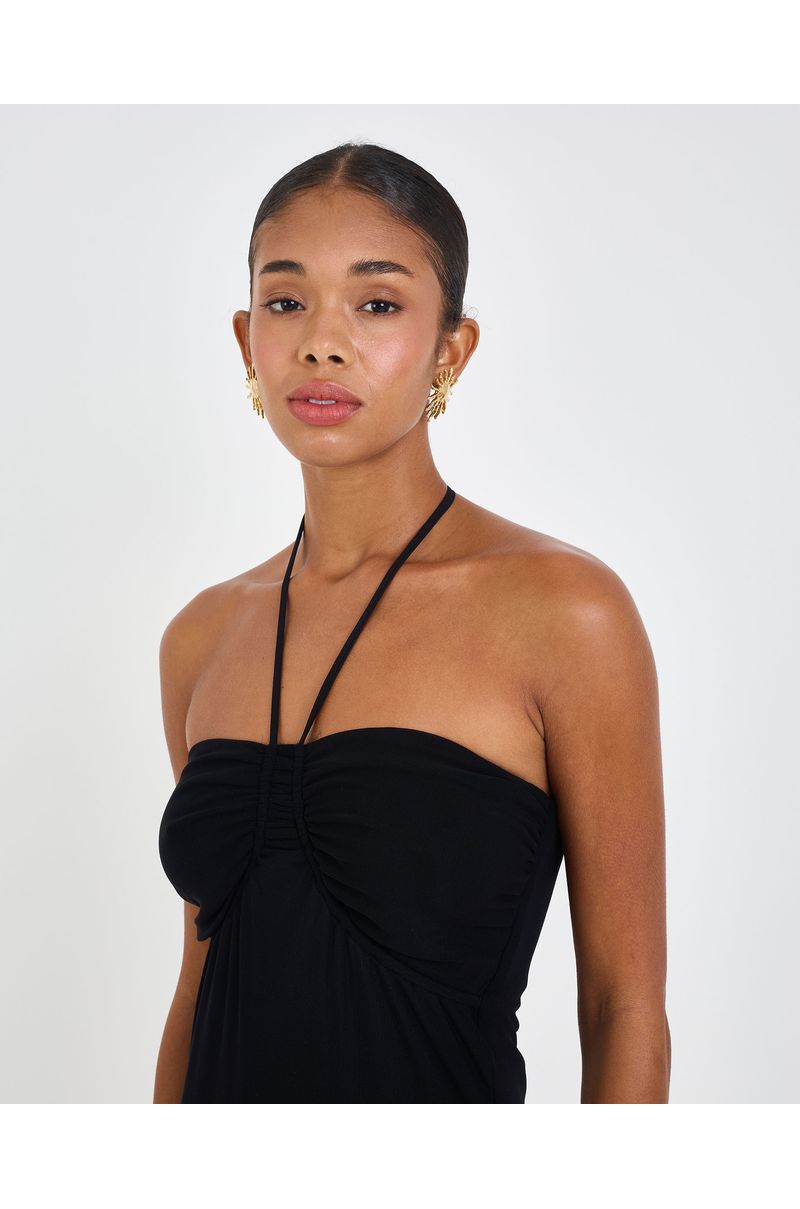Vestido tule ebi preto