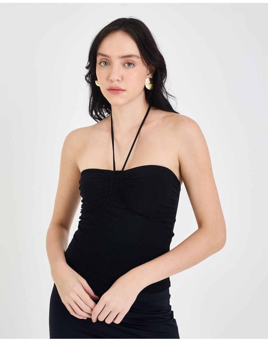Blusa tule ebi preto
