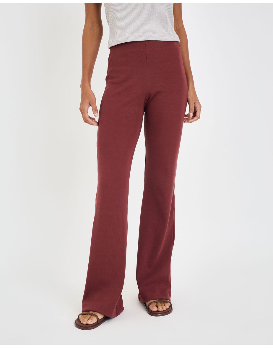 Calça bandage ebi   marrom