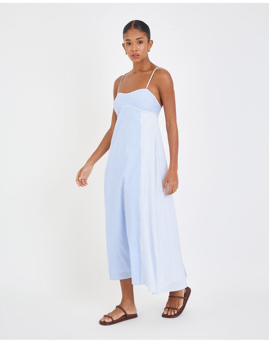 Vestido listrado ebi listrado