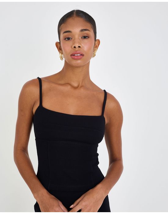 Blusa bandage ebi   preto
