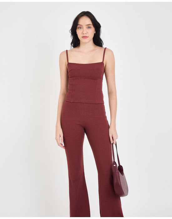 Blusa bandage ebi   marrom