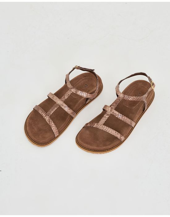 Sandália fendi ebi estampado