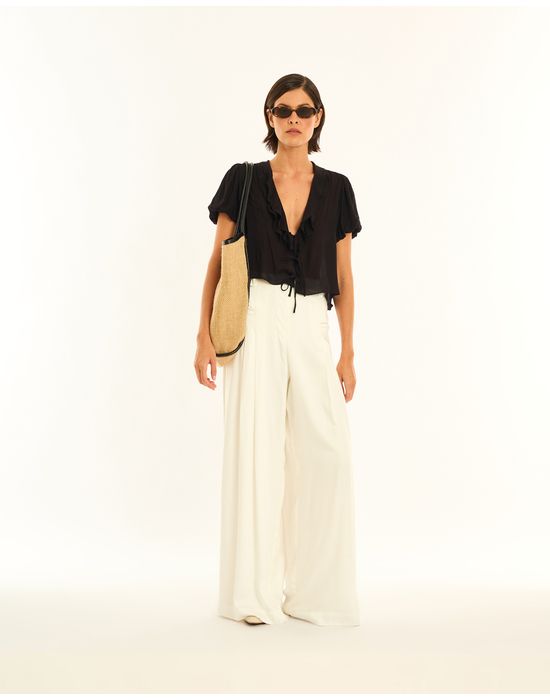 Calça slim ala off-white