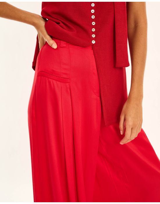 Calça slim ala vermelho
