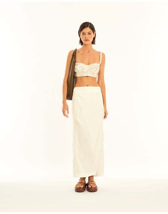Top hula ala estampado