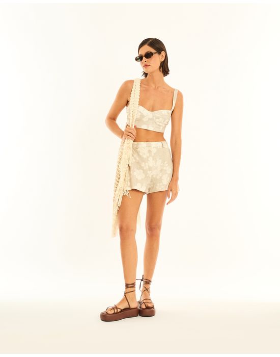 Short hula ala estampado