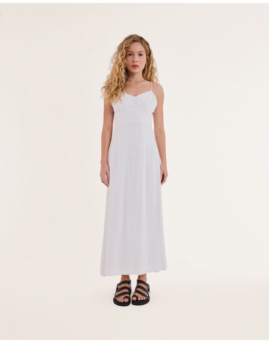 Vestido orla nav off-white
