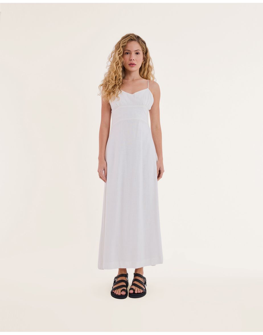 Vestido orla nav off-white