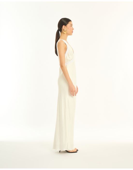 Vestido gabrielle bos off-white