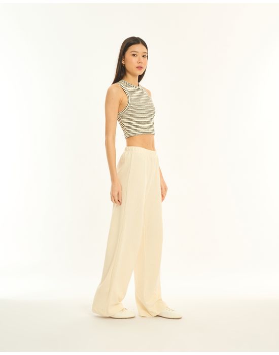 Calça fenda bos off-white