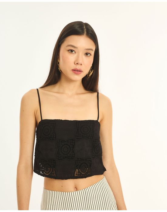 Top dolce bos preto