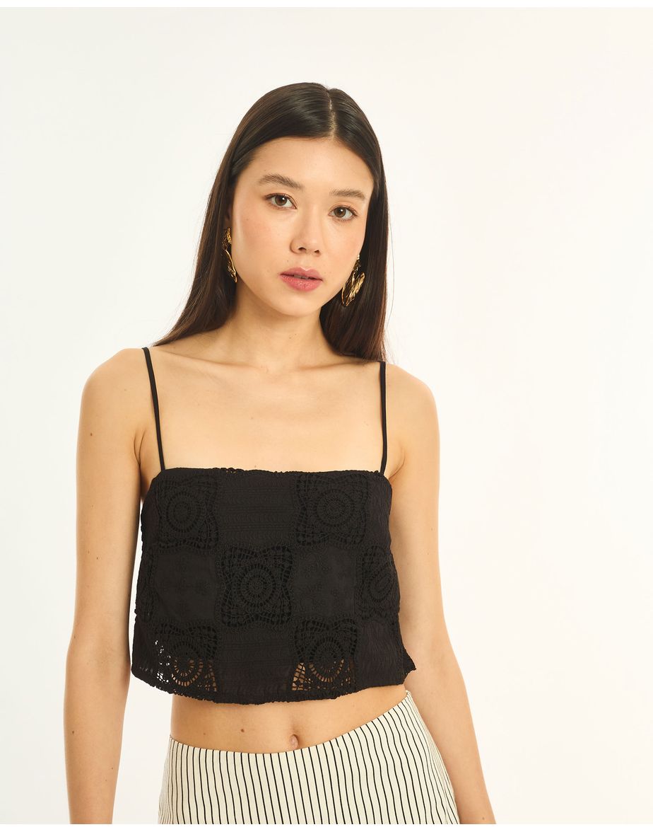 Top dolce bos preto