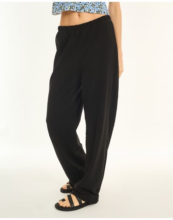 Calça fenda bos preto