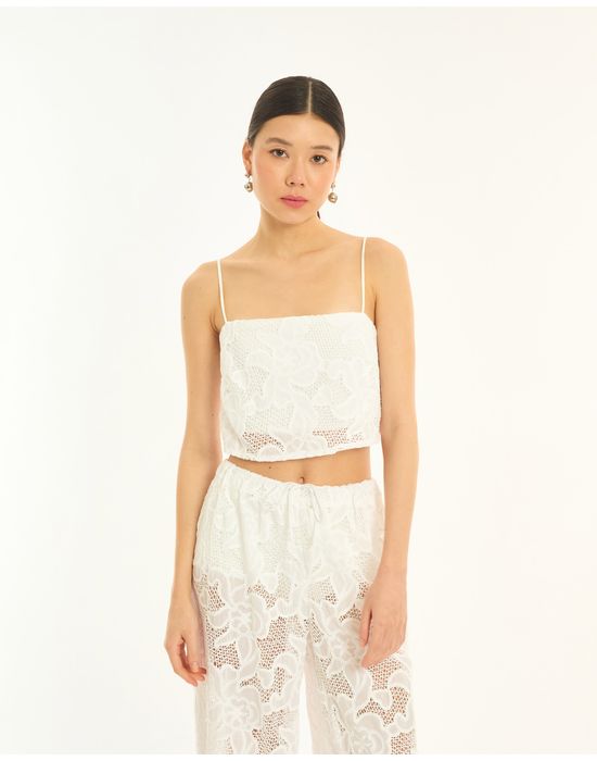 Top dolce bos branco