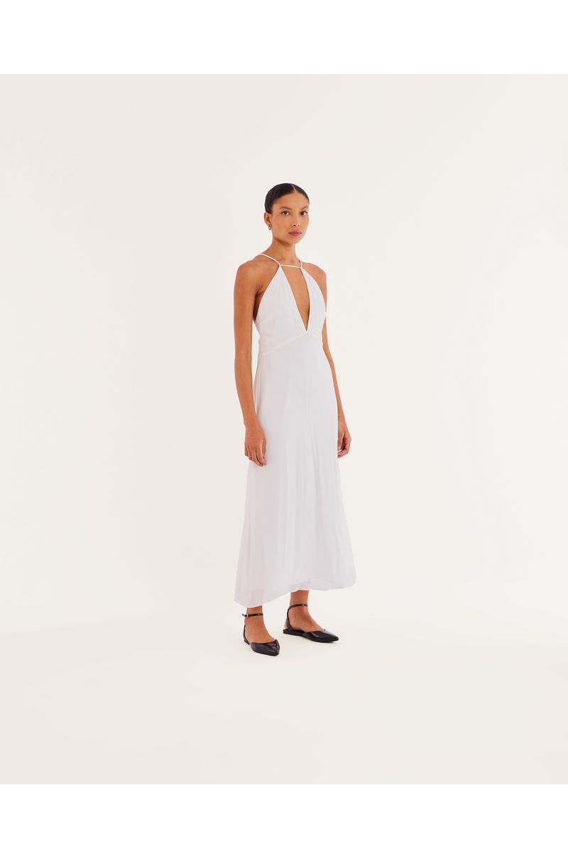 Vestido frente bos off-white