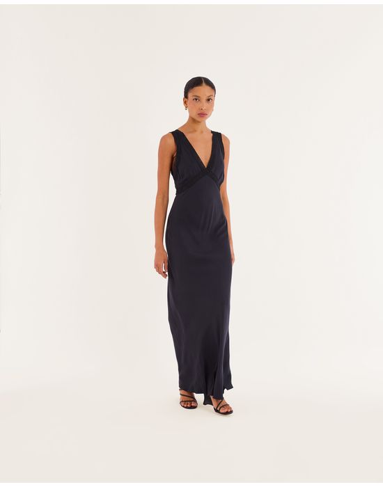 Vestido gabrielle bos preto